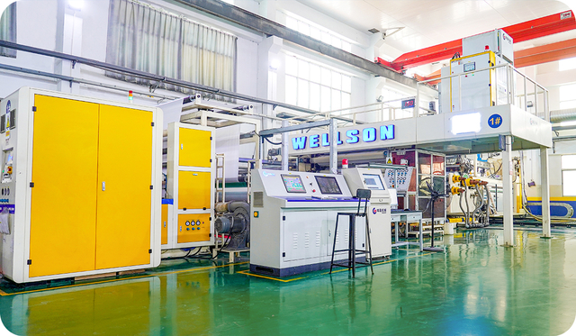 Linha de produção de filme Pe