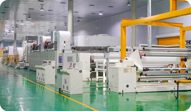 Linha de produção de não tecido de ar quente